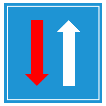 I.406 - Được ưu tiên qua đường hẹp