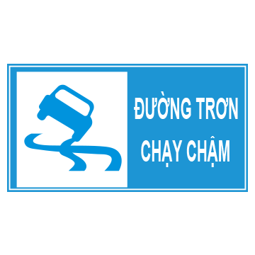 I.445a - Đường trơn phải chạy chậm