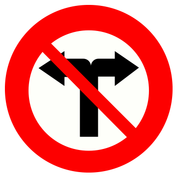 P.137 - Cấm rẽ trái, rẽ phải