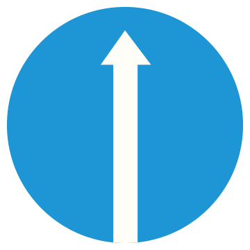 R.301a - Hướng đi phải theo