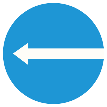 R.301c - Hướng đi phải theo