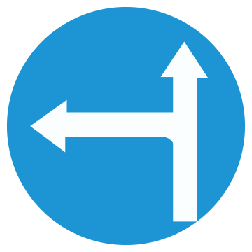 R.301h - Hướng đi phải theo