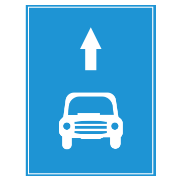 R.412f - "Làn đường dành cho xe ôtô