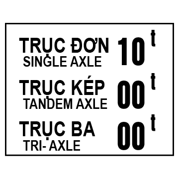 S.505c - Tải trọng trục hạn chế qua cầu